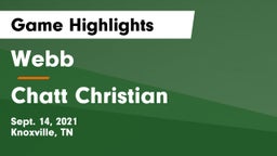 Webb  vs Chatt Christian Game Highlights - Sept. 14, 2021