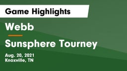 Webb  vs Sunsphere Tourney Game Highlights - Aug. 20, 2021