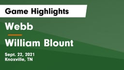 Webb  vs William Blount  Game Highlights - Sept. 22, 2021