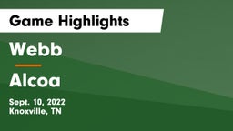 Webb  vs Alcoa Game Highlights - Sept. 10, 2022