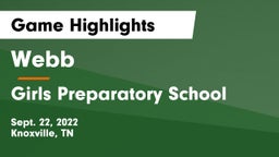 Webb  vs Girls Preparatory School Game Highlights - Sept. 22, 2022