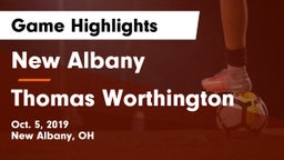 New Albany  vs Thomas Worthington  Game Highlights - Oct. 5, 2019