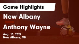New Albany  vs Anthony Wayne  Game Highlights - Aug. 13, 2022