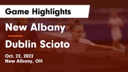 New Albany  vs Dublin Scioto  Game Highlights - Oct. 22, 2022