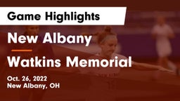 New Albany  vs Watkins Memorial  Game Highlights - Oct. 26, 2022
