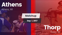 Matchup: Athens vs. Thorp  2017