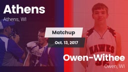 Matchup: Athens vs. Owen-Withee  2017