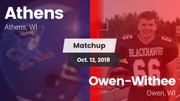 Matchup: Athens vs. Owen-Withee  2018