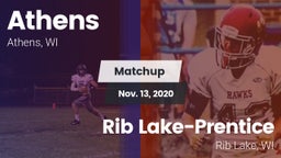 Matchup: Athens vs. Rib Lake-Prentice  2020