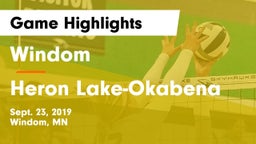 Windom  vs Heron Lake-Okabena Game Highlights - Sept. 23, 2019