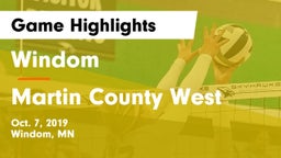 Windom  vs Martin County West  Game Highlights - Oct. 7, 2019