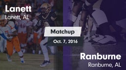 Matchup: Lanett vs. Ranburne  2016