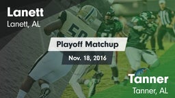 Matchup: Lanett vs. Tanner  2016