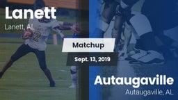 Matchup: Lanett vs. Autaugaville  2019