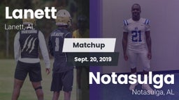 Matchup: Lanett vs. Notasulga  2019