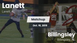 Matchup: Lanett vs. Billingsley  2019