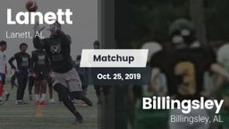 Matchup: Lanett vs. Billingsley  2019