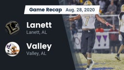 Recap: Lanett  vs. Valley  2020
