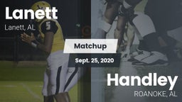 Matchup: Lanett vs. Handley 2020