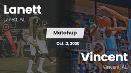 Matchup: Lanett vs. Vincent  2020