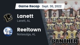 Recap: Lanett  vs. Reeltown  2022