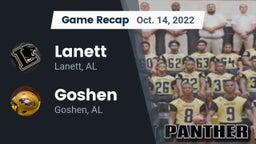 Recap: Lanett  vs. Goshen  2022