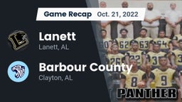 Recap: Lanett  vs. Barbour County  2022