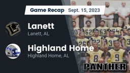 Recap: Lanett  vs. Highland Home  2023
