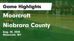 Moorcroft  vs Niobrara County  Game Highlights - Aug. 28, 2020