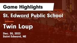 St. Edward Public School vs Twin Loup  Game Highlights - Dec. 30, 2023