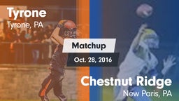 Matchup: Tyrone vs. Chestnut Ridge  2016