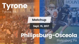 Matchup: Tyrone vs. Philipsburg-Osceola  2017