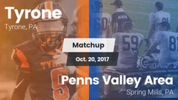 Matchup: Tyrone vs. Penns Valley Area  2017