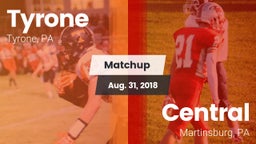 Matchup: Tyrone vs. Central  2018