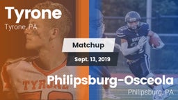 Matchup: Tyrone vs. Philipsburg-Osceola  2019