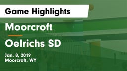 Moorcroft  vs Oelrichs SD Game Highlights - Jan. 8, 2019