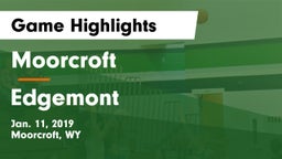 Moorcroft  vs Edgemont  Game Highlights - Jan. 11, 2019