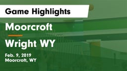 Moorcroft  vs Wright WY Game Highlights - Feb. 9, 2019