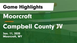 Moorcroft  vs Campbell County JV Game Highlights - Jan. 11, 2020
