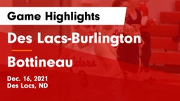 Des Lacs-Burlington  vs Bottineau  Game Highlights - Dec. 16, 2021