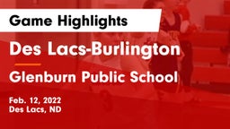 Des Lacs-Burlington  vs Glenburn Public School Game Highlights - Feb. 12, 2022