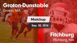 Matchup: Groton-Dunstable vs. Fitchburg  2016