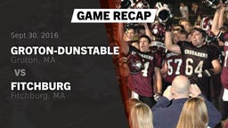 Recap: Groton-Dunstable  vs. Fitchburg  2016