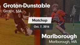 Matchup: Groton-Dunstable vs. Marlborough  2016