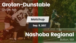 Matchup: Groton-Dunstable vs. Nashoba Regional  2017