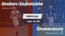 Matchup: Groton-Dunstable vs. Shrewsbury  2017