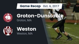 Recap: Groton-Dunstable  vs. Weston 2017