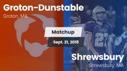 Matchup: Groton-Dunstable vs. Shrewsbury  2018