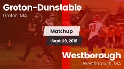 Matchup: Groton-Dunstable vs. Westborough  2018