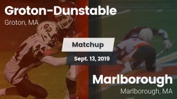 Matchup: Groton-Dunstable vs. Marlborough  2019